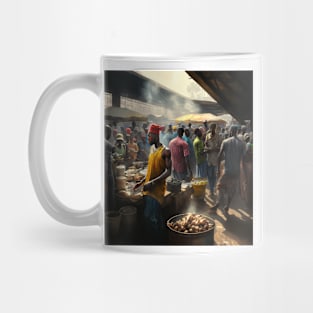 Busy Market Mug